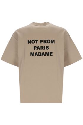 Le T-Shirt Slogan DRÔLE DE MONSIEUR | PERMTS010CO002MT